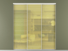 Перегородка Формато внутри проёма 3 створки