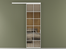 Перегородка Формато вдоль стены 1 створка