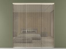 Перегородка Формато внутри проёма 3 створки