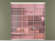 Перегородка Формато внутри проёма 3 створки