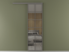 Перегородка Формато вдоль стены 1 створка