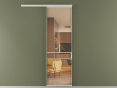 Перегородка Формато вдоль стены 1 створка