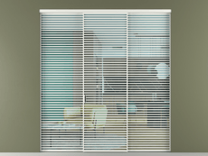 Перегородка Formato внутри проёма 3 створки