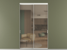 Перегородка Формато внутри проёма 2 створки