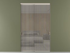 Перегородка Формато внутри проёма 2 створки