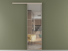 Перегородка Формато вдоль стены 1 створка