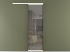 Перегородка Formato вдоль стены 1 створка