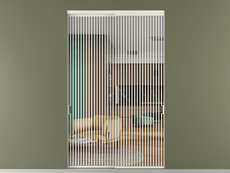 Перегородка Формато внутри проёма 2 створки