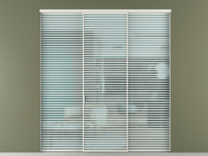 Перегородка Формато внутри проёма 3 створки