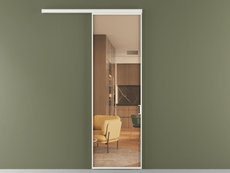 Перегородка Формато вдоль стены 1 створка