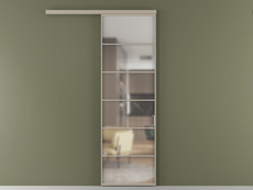 Перегородка Формато вдоль стены 1 створка