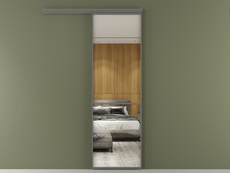 Перегородка Формато вдоль стены 1 створка