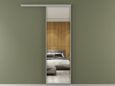 Перегородка Формато вдоль стены 1 створка