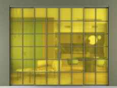 Перегородка Formato внутри проёма 4 створки