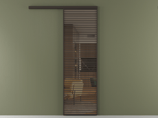 Перегородка Формато вдоль стены 1 створка