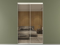 Перегородка Формато внутри проёма 2 створки