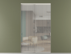 Перегородка Формато внутри проёма 2 створки