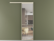 Перегородка Formato вдоль стены 1 створка