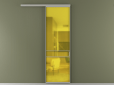 Перегородка Formato вдоль стены 1 створка