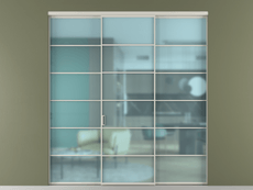 Перегородка Формато внутри проёма 3 створки