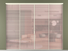 Перегородка Формато внутри проёма 4 створки