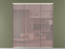 Перегородка Formato внутри проёма 3 створки