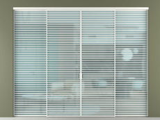 Перегородка Formato внутри проёма 4 створки