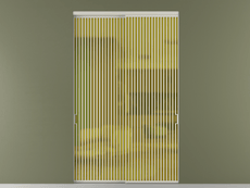 Перегородка Formato внутри проёма 2 створки