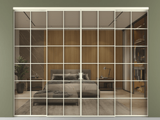 Перегородка Формато внутри проёма 4 створки