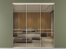 Перегородка Формато внутри проёма 3 створки