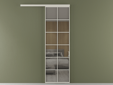 Перегородка Формато вдоль стены 1 створка