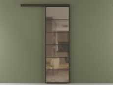 Перегородка Формато вдоль стены 1 створка