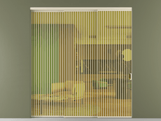 Перегородка Формато внутри проёма 3 створки с синхронным механизмом