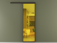 Перегородка Formato вдоль стены 1 створка