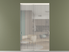 Перегородка Формато внутри проёма 2 створки