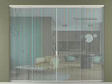 Перегородка Формато внутри проёма 4 створки