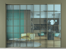 Перегородка Formato внутри проёма телескопик синхро 3