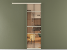 Перегородка Formato вдоль стены 1 створка