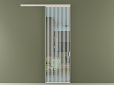 Перегородка Formato вдоль стены 1 створка