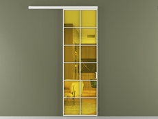 Перегородка Formato вдоль стены 1 створка