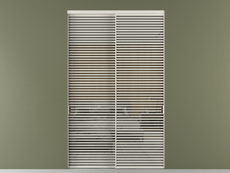 Перегородка Формато внутри проёма 2 створки