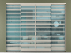 Перегородка Формато внутри проёма 4 створки