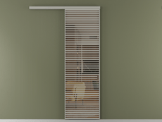 Перегородка Формато вдоль стены 1 створка