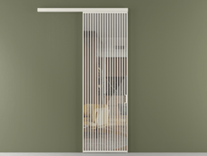 Перегородка Формато вдоль стены 1 створка