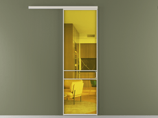 Перегородка Formato вдоль стены 1 створка