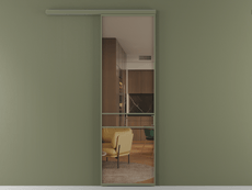 Перегородка Формато вдоль стены 1 створка