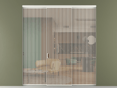 Перегородка Формато внутри проёма 3 створки