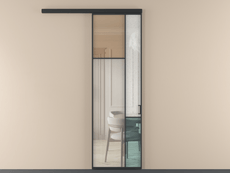 Перегородка Мозаик вдоль стены 1 створка