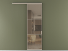 Перегородка Формато вдоль стены 1 створка