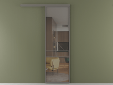 Перегородка Формато вдоль стены 1 створка